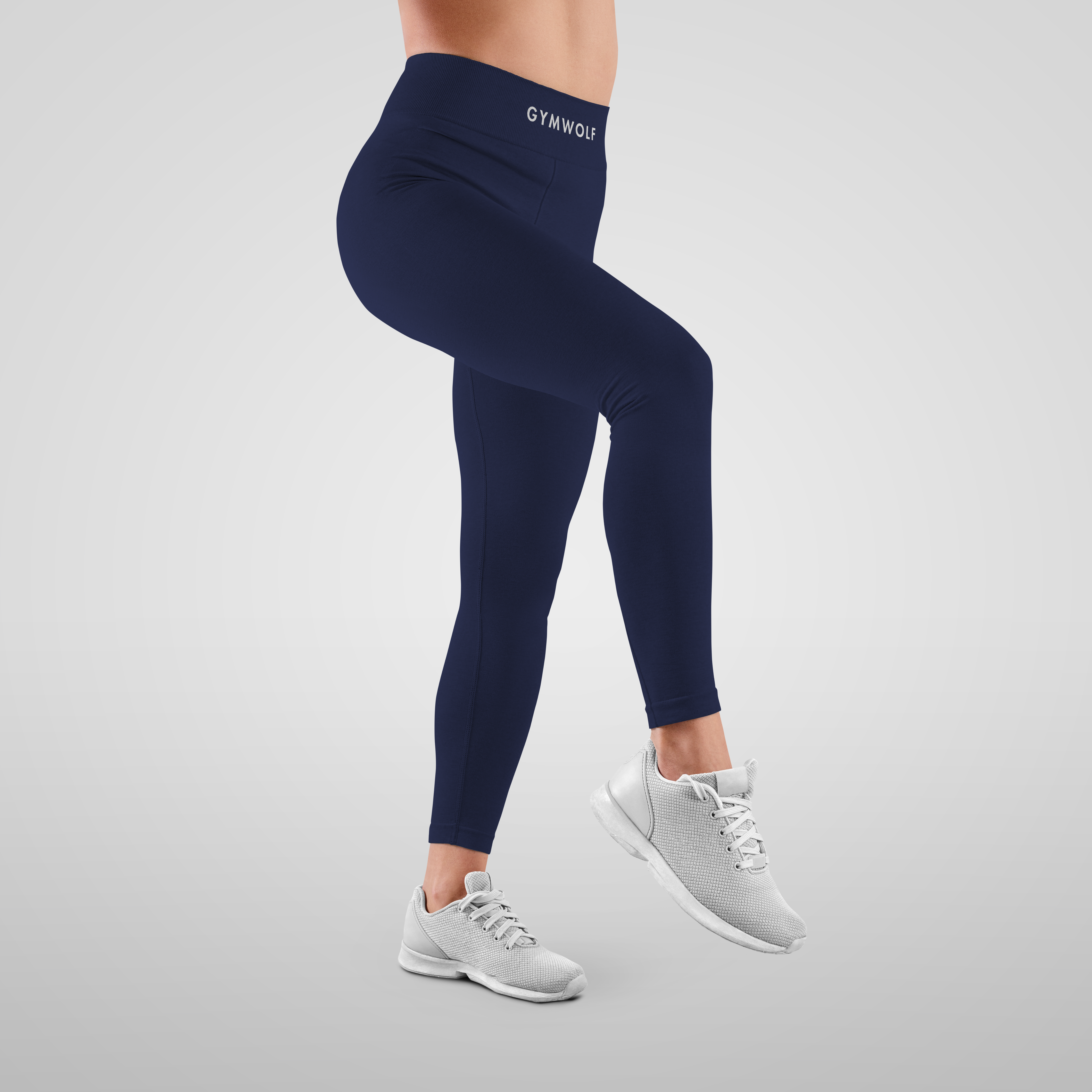 W401 - ELEGANCE LEGGINGS NAVY BLUE