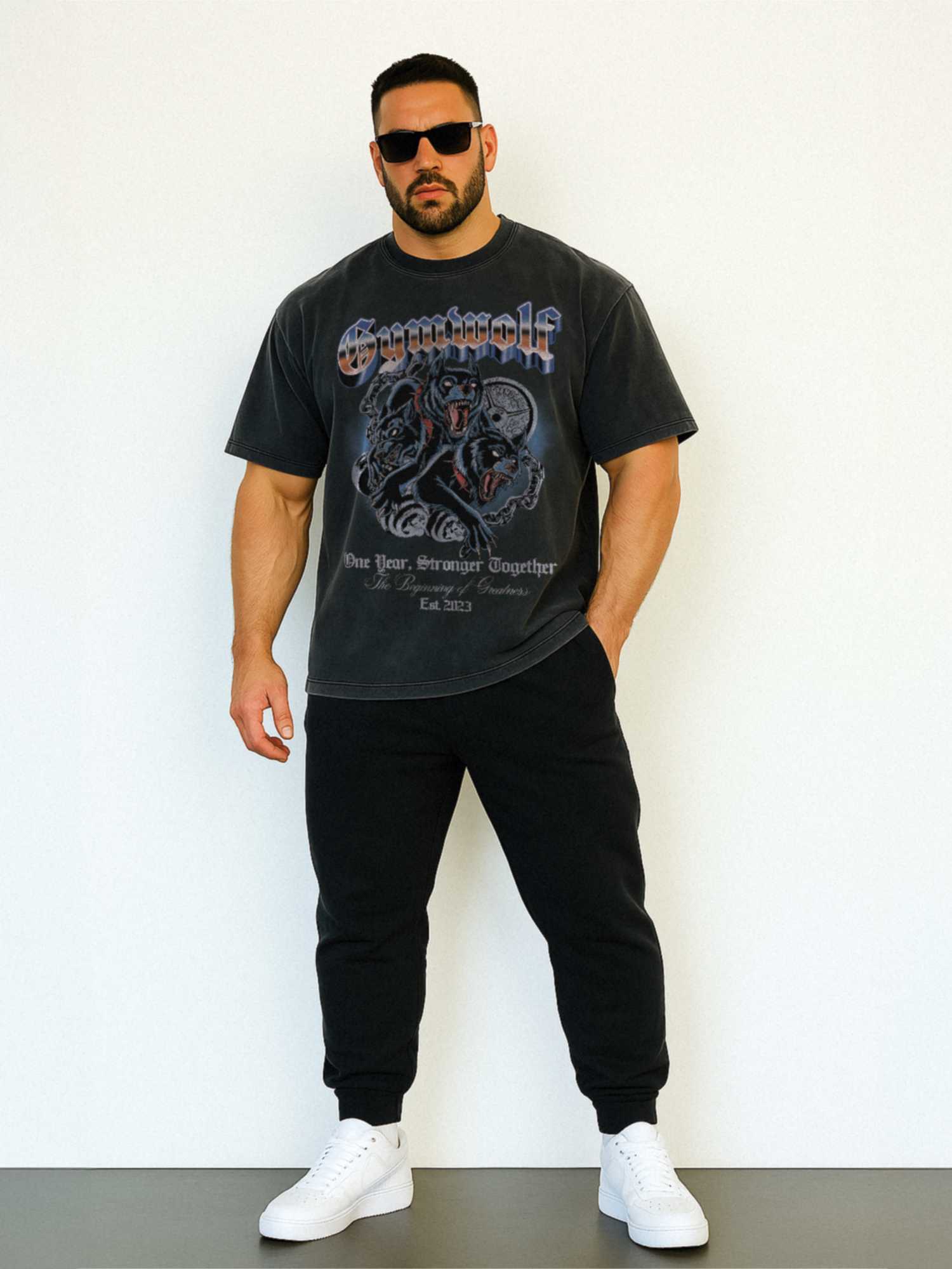 228 - ONE YEAR STRONGER PREMIUM OVERSIZE WASH TEE