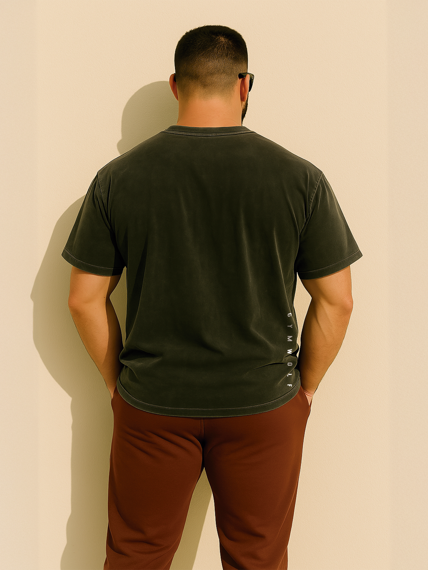 227 - WOLF RAGE PREMIUM OVERSIZE WASH TEE