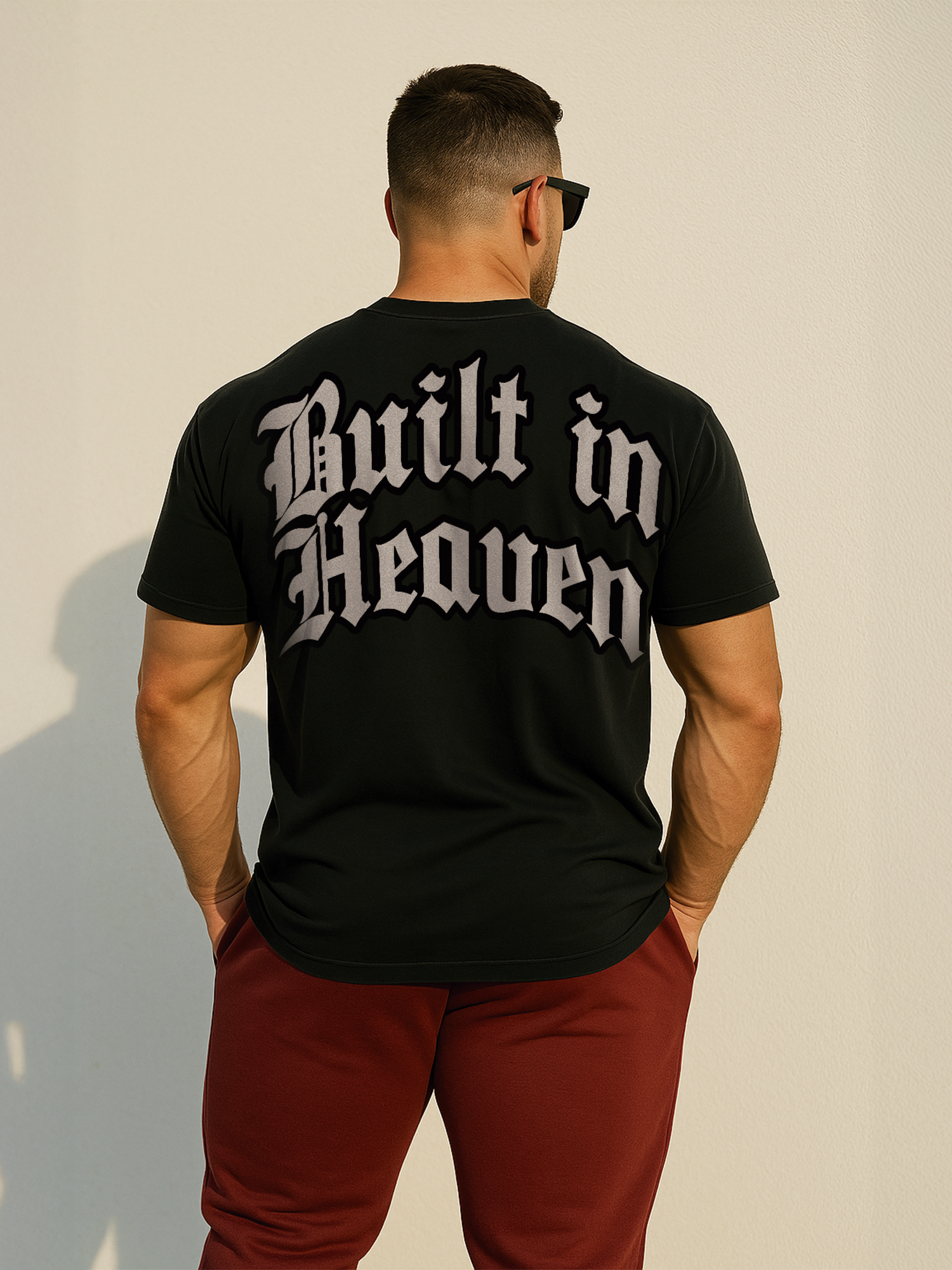 237 - BUILT IN HEAVEN OVERSIZE T-SHIRT BLACK
