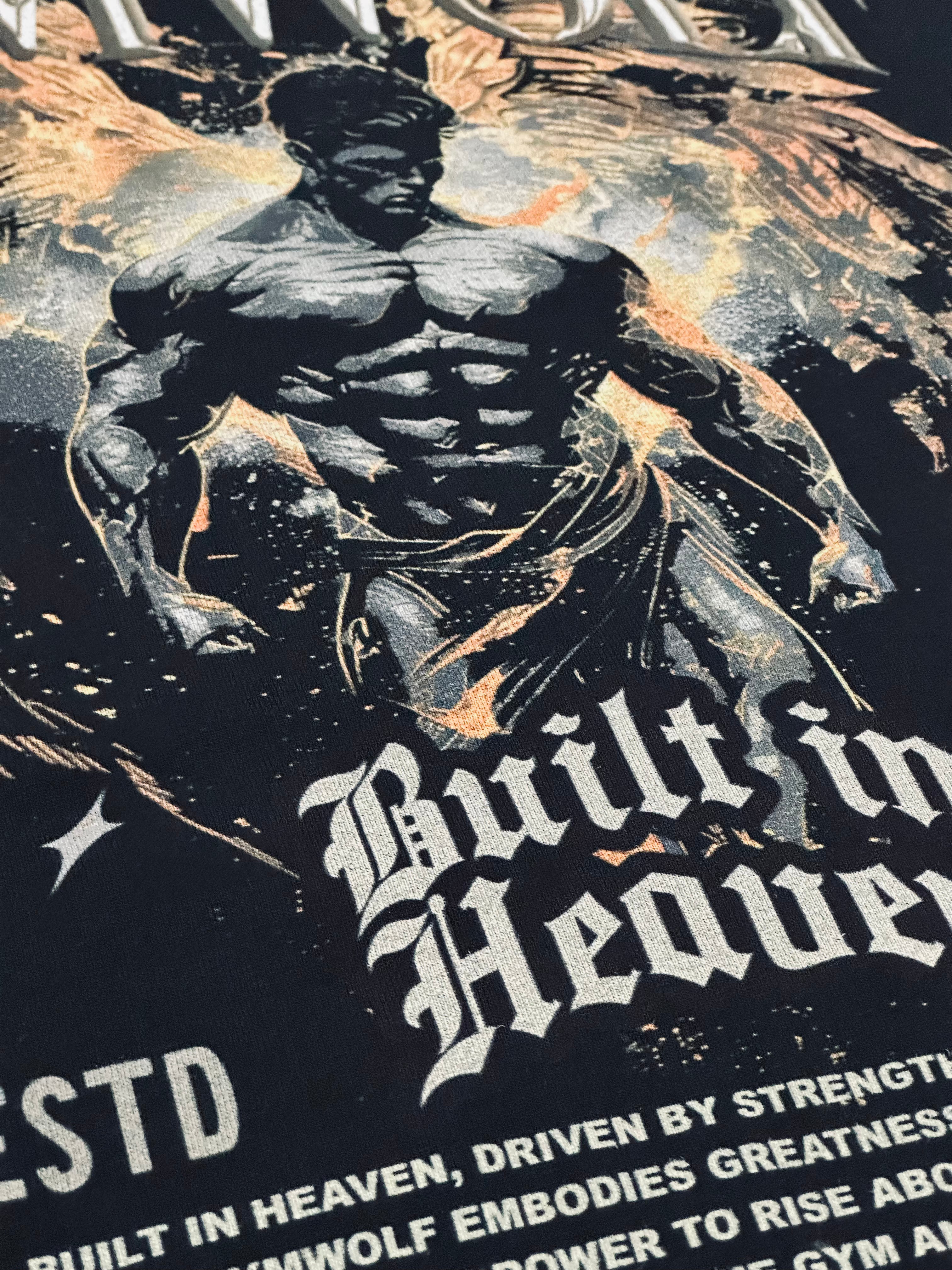 237 - BUILT IN HEAVEN OVERSIZE T-SHIRT BLACK