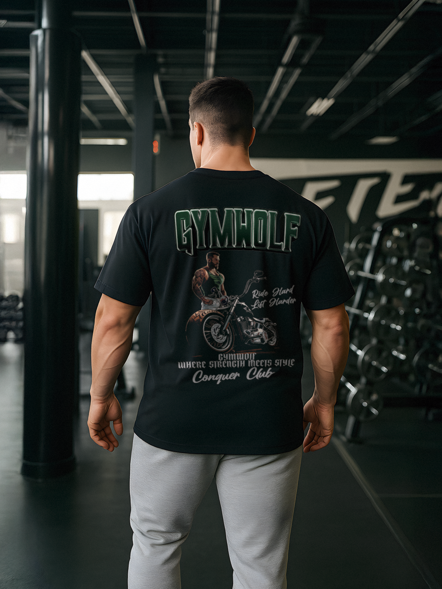 231 -RIDERS OVERSIZE T-SHIRT BLACK
