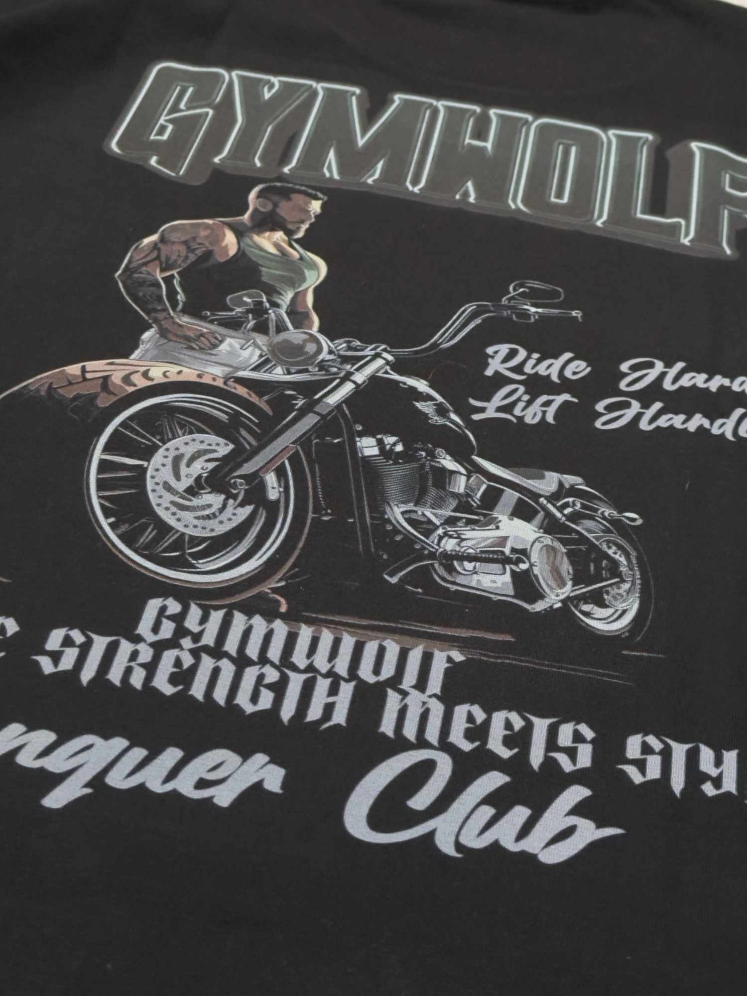 231 -RIDERS OVERSIZE T-SHIRT BLACK