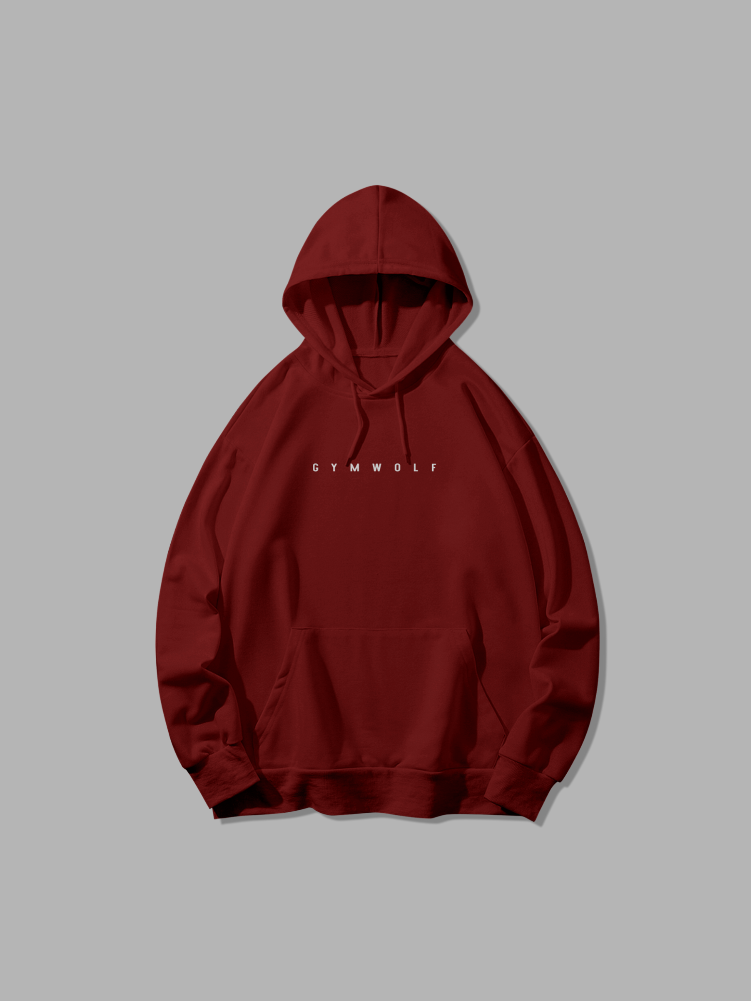 501 - THE CONQUER OVERSIZE HOODIE RED WINE