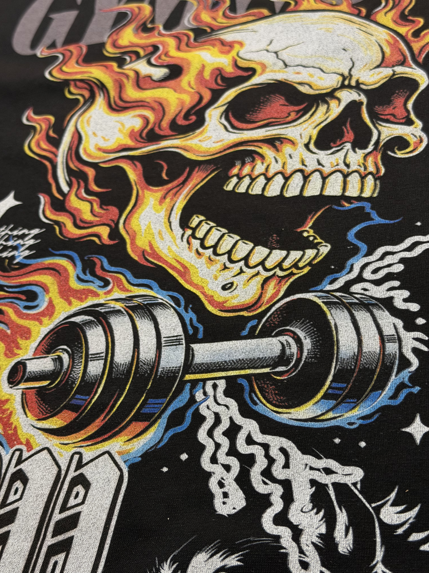 248 - DEMON SKULL PREMIUM OVERSIZE T-SHIRT