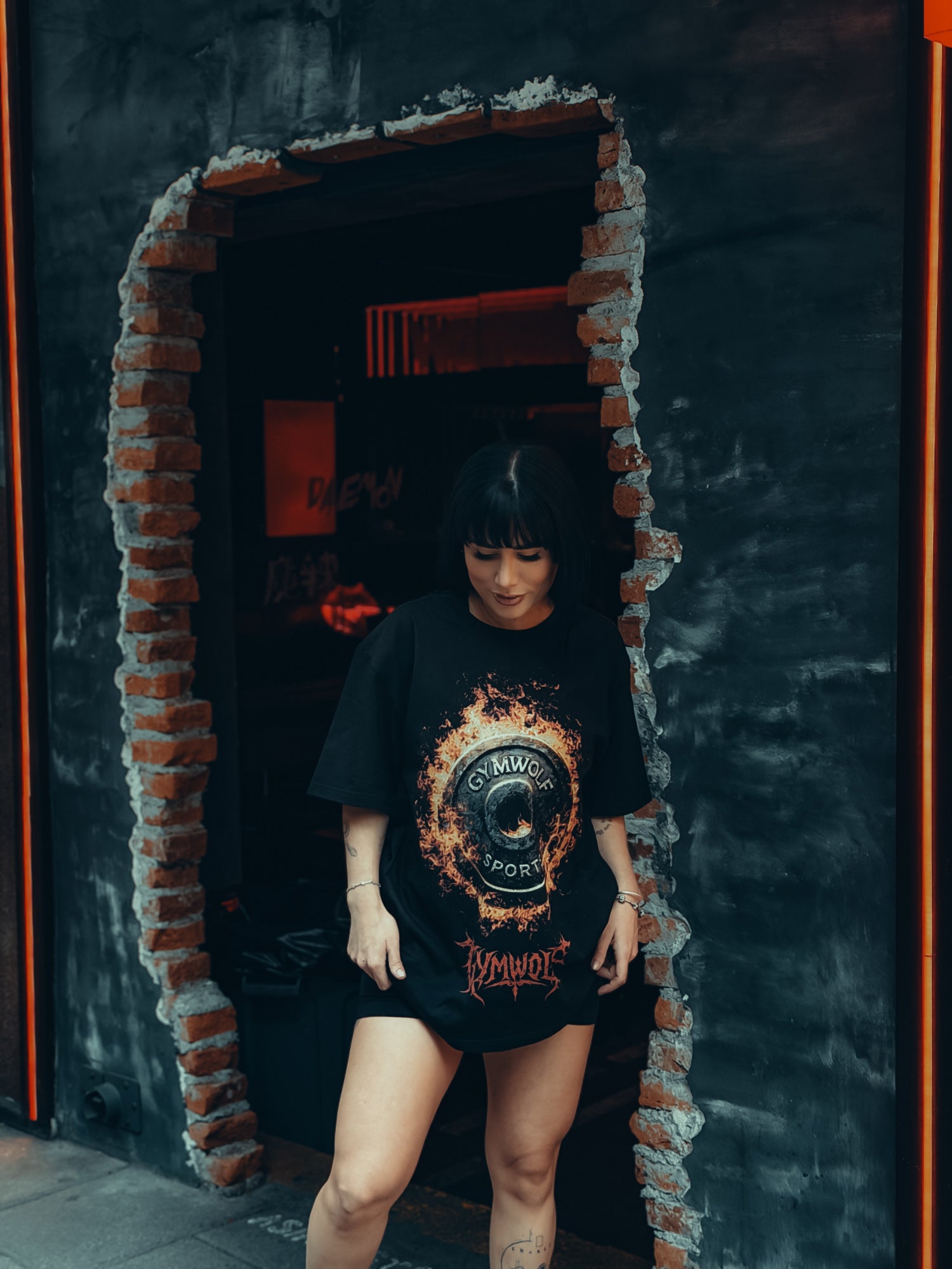 250 - GYMWOLF SPORTS PREMIUM OVERSIZE T-SHIRT