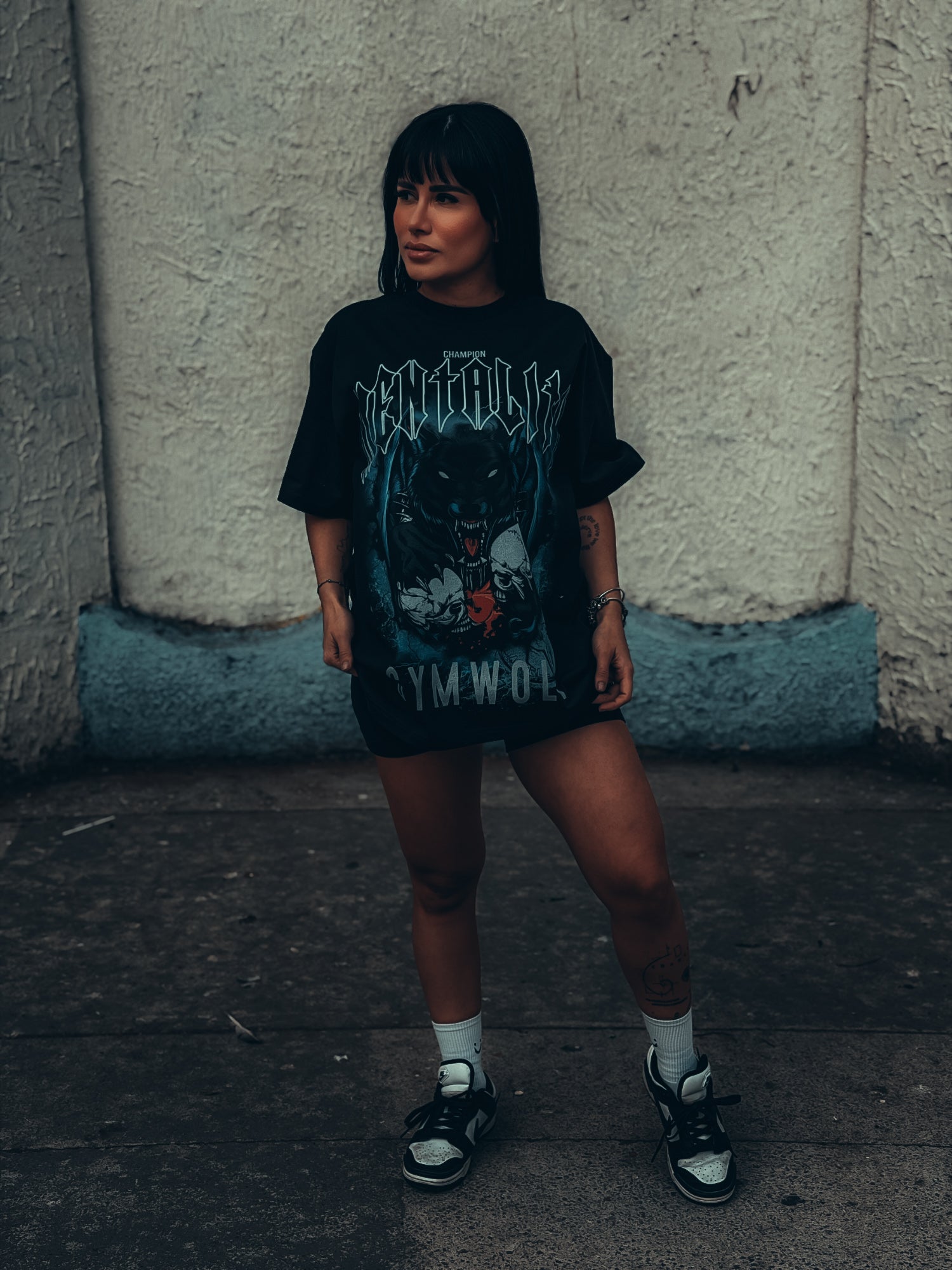 249 - WOLF MENTALITY PREMIUM OVERSIZE T-SHIRT