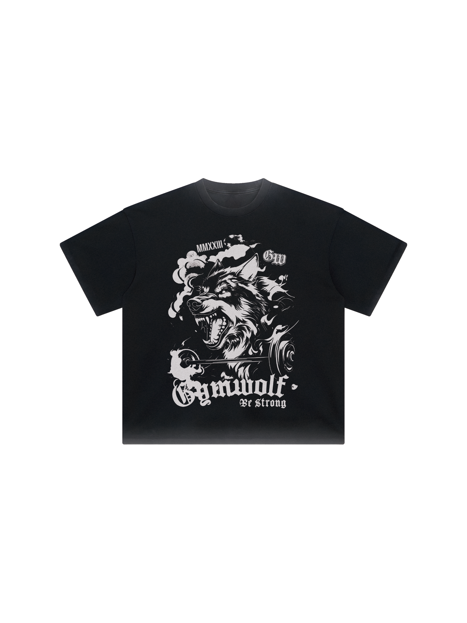 227 - WOLF RAGE PREMIUM OVERSIZE WASH TEE