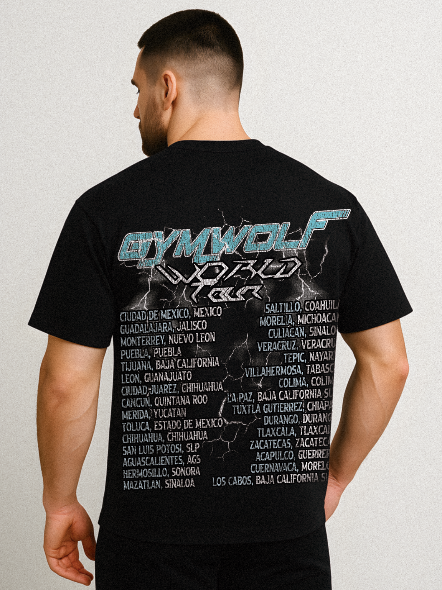 239 - WORLD TOUR (MEXICO) OVERSIZE T-SHIRT BLACK