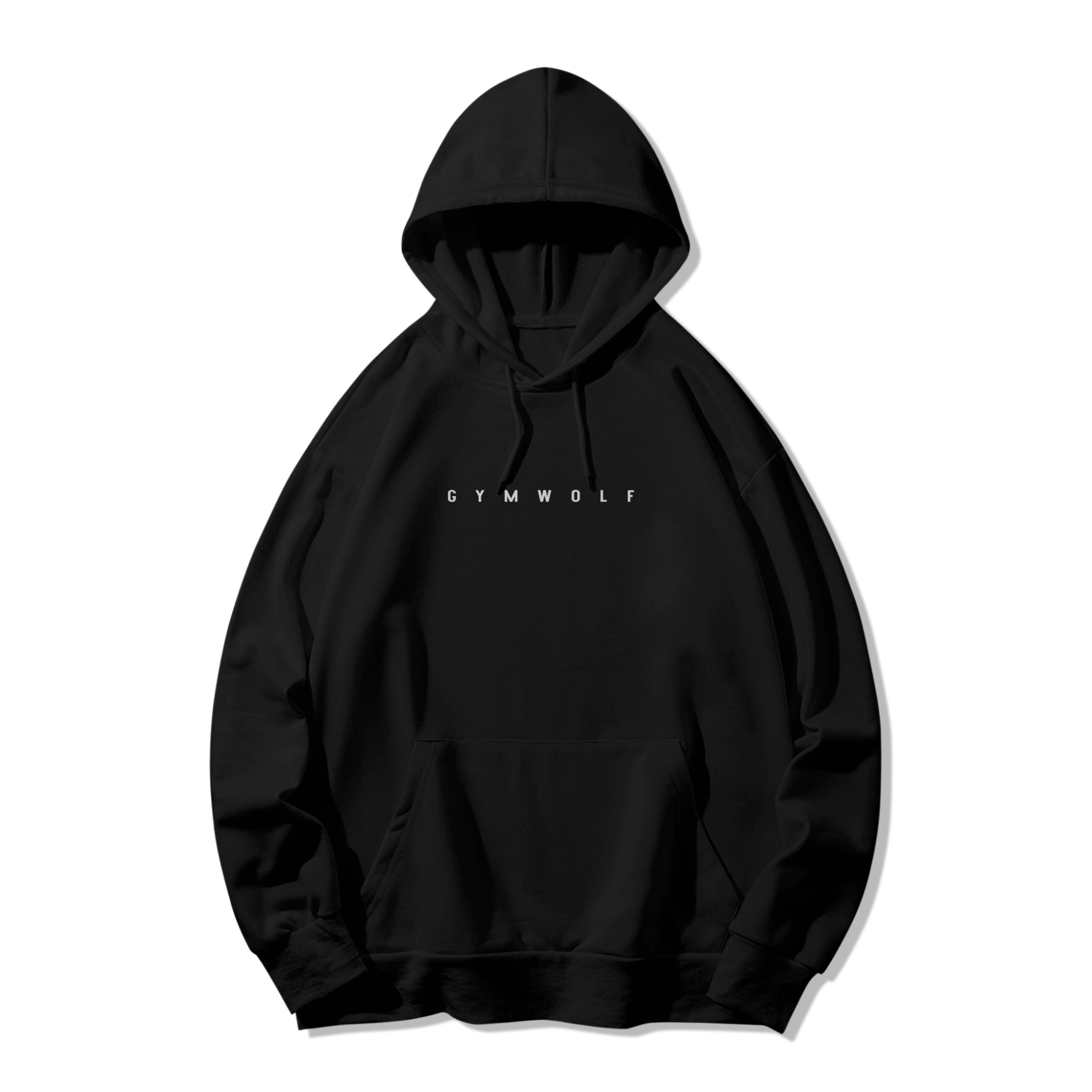The Conquer Hoodie Sudadera Gymwolf Elegante y Versatil para Fitness y Streetwear L Negro