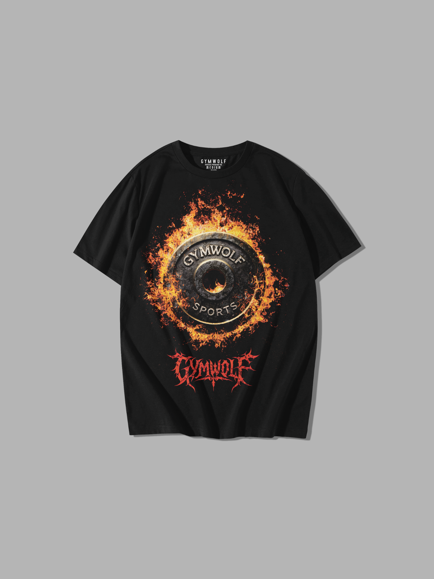 250 - GYMWOLF SPORTS PREMIUM OVERSIZE T-SHIRT