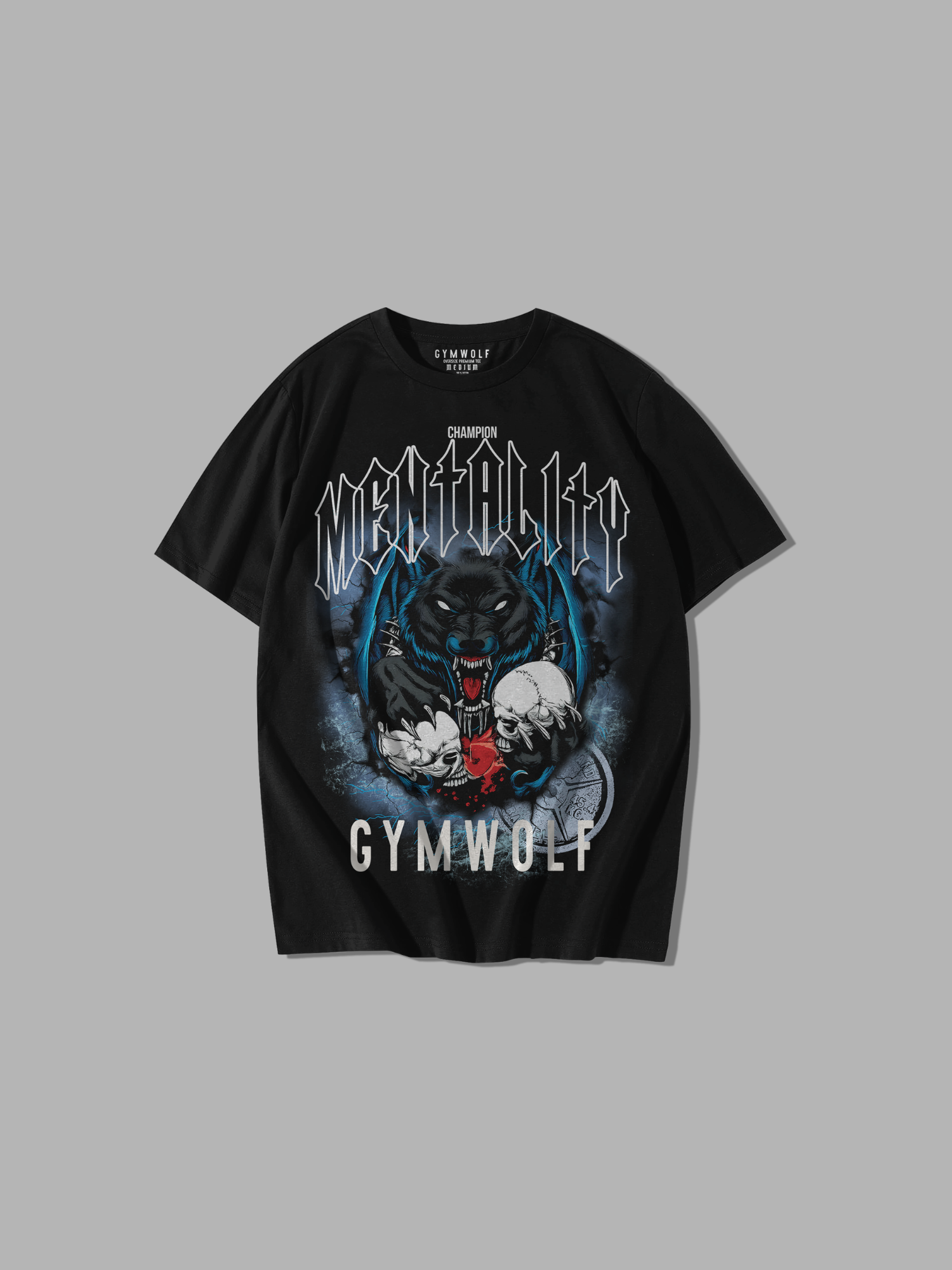 249 - WOLF MENTALITY PREMIUM OVERSIZE T-SHIRT